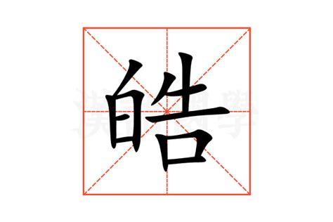 皓意思